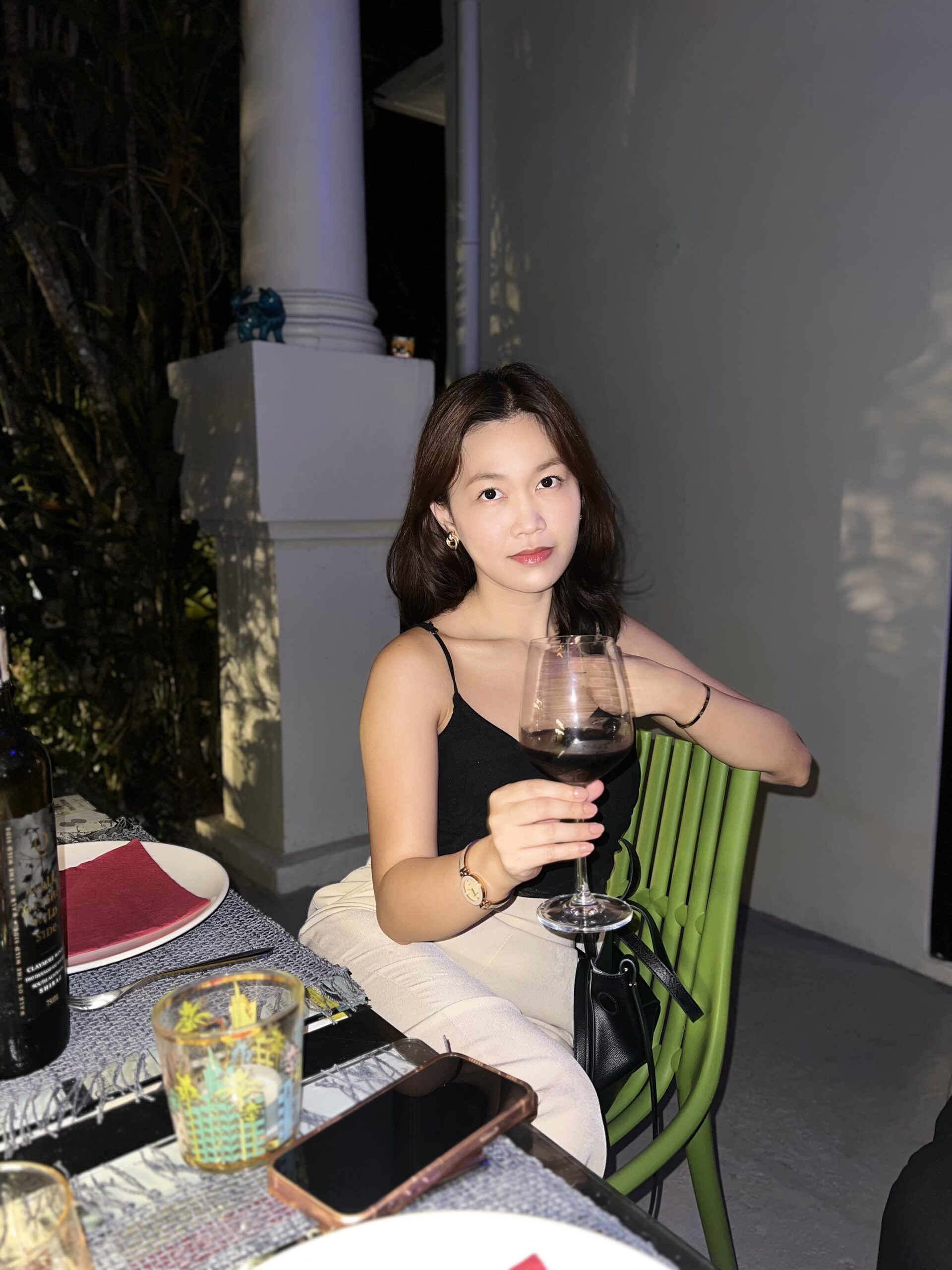 Evening lifestyle portrait